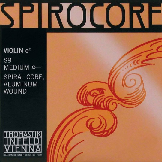 THOMASTIK  Spirocore  corda MI   per violino alluminio, medium 
