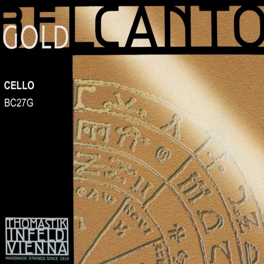 THOMASTIK  Belcanto Gold corda per violoncello RE, medium 