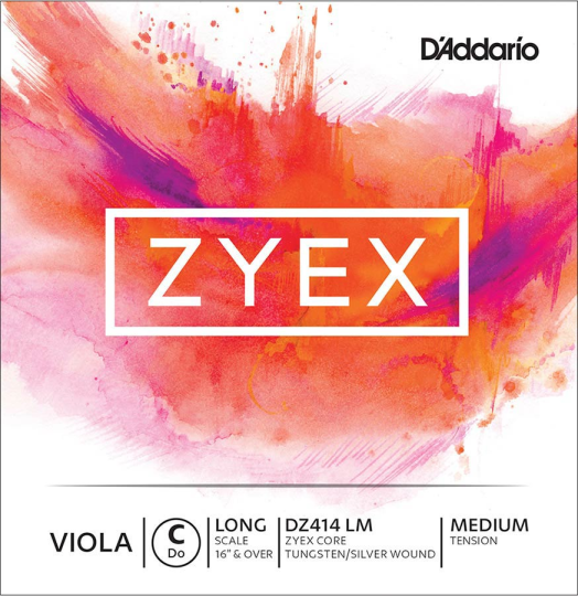 D´ADDARIO  Zyex  viola corda DO, medium 