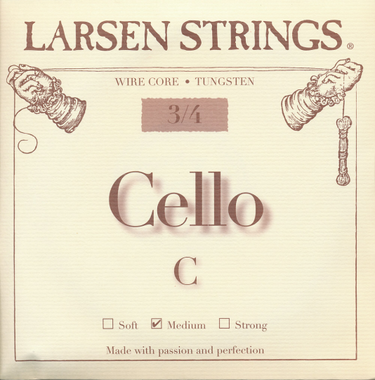 LARSEN violoncello corda DO, medium 3/4
