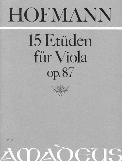 Hofmann, 15 Etüden für Viola op. 87 