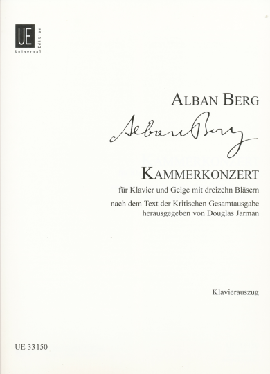 Alban Berg Kammerkonzert für Klavier und Violine 