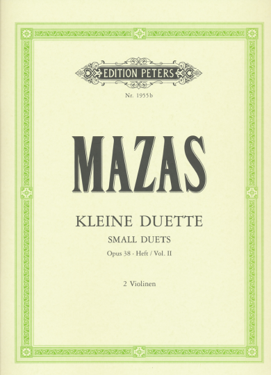 Mazas Kleine Duette, Opus 38, Vol. II 