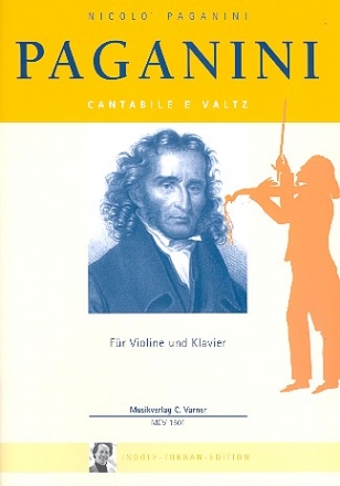 Noten Nicolo Paganini, Cantabile e Valtz für Violine u. Klavier 