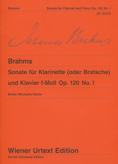 Brahms, Sonate für Bratsche und Klavier, Es-Dur, op. 120, Nr. 1 
