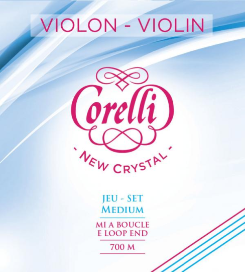CORELLI Crystal muta per violino MI con cappio, medium 