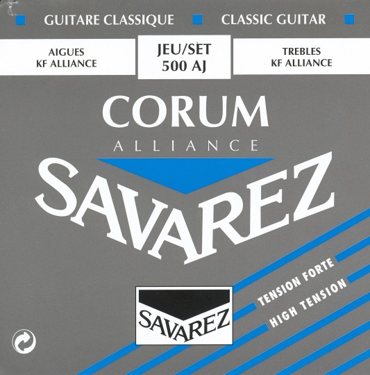 SAVAREZ Corum Alliance muta per chitarra, Forte Tension 