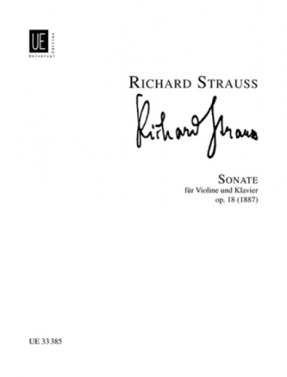 Richard Strauss Sonate für Violine und Klavier 
